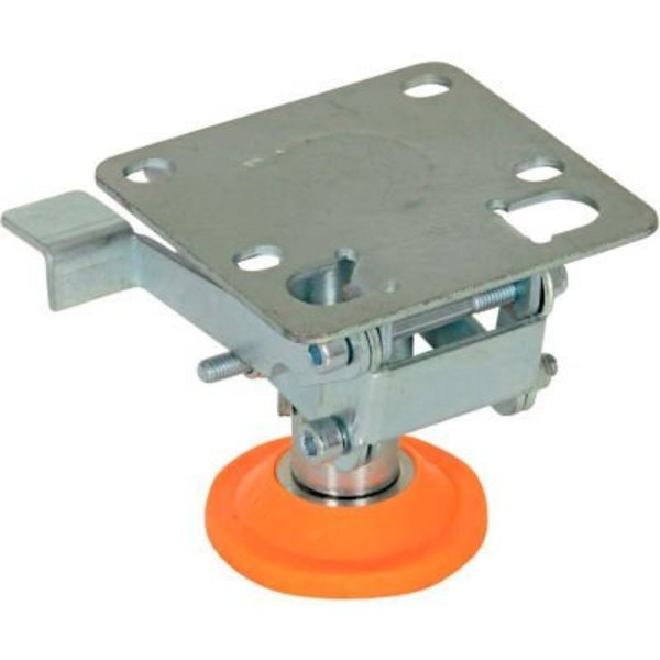 Vestil Floor Lock with Polyurethane Foot Pad for 3" Casters FL-LKL-3